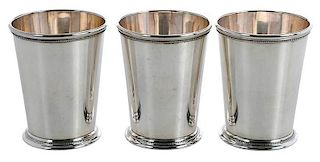 Set of Twelve Sterling Mint Julep Cups