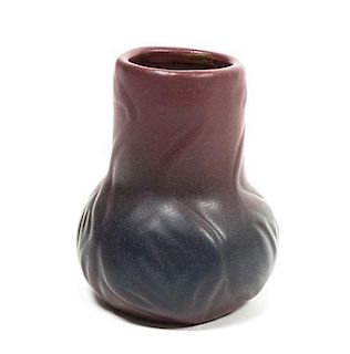 A Van Briggle Pottery Vase, Height 3 7/8 inches.