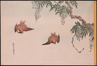 HOKUSAI Woodblock Print