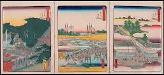 HIROSHIGE II Woodblock Prints