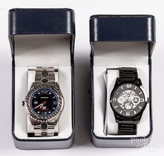 Two U.S. Polo Association men's wristwatches