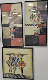 Group of six Graciela Rodo Boulanger prints and lithographs. 31" x 15" to 22" x 27" Provenance: From an estate in Lloyd Harbor, Long...