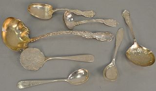 Sterling silver lot with ladles, serving spoons, ect. 17.2 t oz.