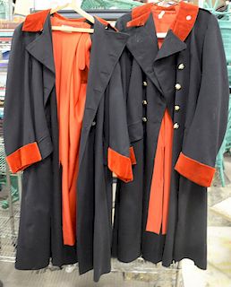 Pair of reproduction redcoats. lg. 55 in.
