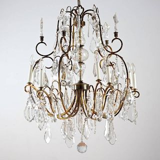 Louis XV style 10-light chandelier