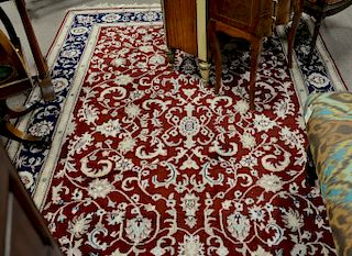 Oriental area rug. 6' x 9' Provenance: Estate of Stephen M. Serlin of Lake George, New York