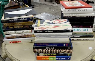Lot of thirty-five coffee table books including mostly 20th century and post war art books along with miscellaneous coffee table books.