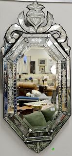 Venetian mirror. 55" x 25"