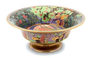 * A Wedgwood Fairyland Lustre Daventry Bowl Diameter 10 inches.