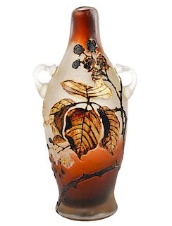Mueller Art Glass Bud Vase