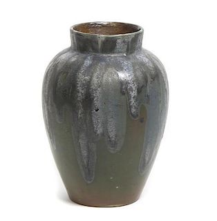A Charles Greber Pottery Vase, Height 7 1/2 inches.