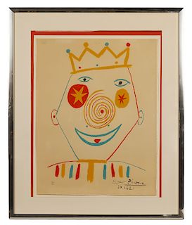 Pablo Picasso Lithograph 'Le Clown'