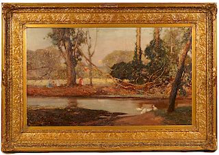 Harry Watson English Landscape Oil Painting
