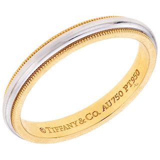 TIFFANY & CO., TIFFANY CLASSIC platinum and 18K yellow gold ring.