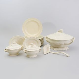 Miscellaneous Group of Creamware Table Articles