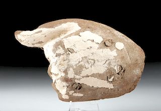 Egyptian Late Dynastic Gesso'd Sarcophagus Hand