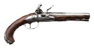 18th Century Germanic Flintlock Pistol 