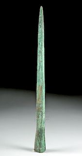 Ancient Luristan Bronze Spear Butt