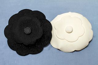 Chanel Vintage Camellia Flower Brooches, 2
