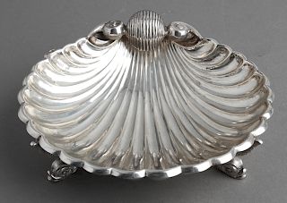 Portuguese Silver Shell Form Bowl