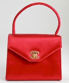 Chanel Petite Satin Evening Bag