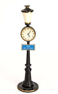 Jaeger LeCoultre "Rue de la Paix" Lamppost Clock
