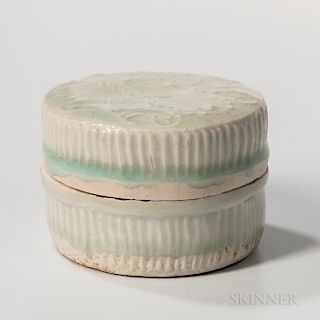 Small Qingbai-glazed Box and Cover