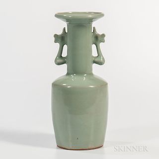 Longquan Celadon Mallet-shaped Vase