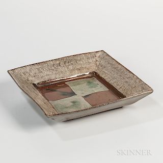 Tatsuzo Shimaoka (1919-2007) Glazed Stoneware Plate