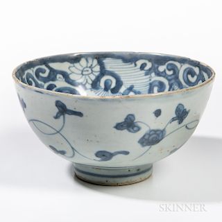 Swatow Blue and White Bowl