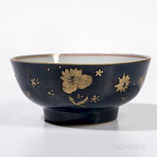 Export Powder Blue-glazed Imari Bowl