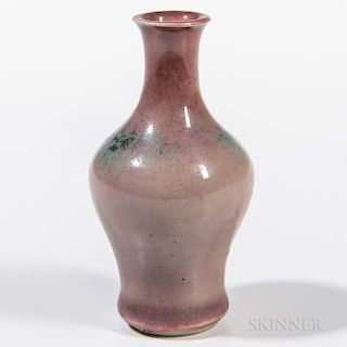 Miniature Peachbloom-glazed Vase