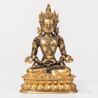 Gilt-bronze Figure of Avalokitesvara