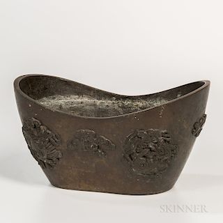 Bronze Sycee  -shaped Censer