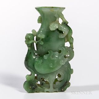 Green Hardstone Vase
