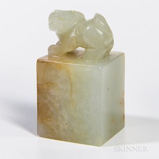 Small Nephrite Jade Seal
