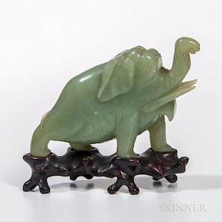 Hardstone Carving of an Elephant