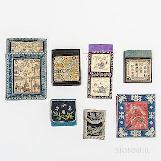 Seven Embroidered Belt Pockets