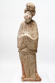 Chinese Tang Dynasty Female Tomb Figure