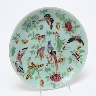 Chinese Qing Dynasty Porcelain Plate, Antique