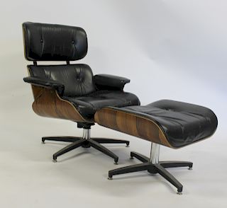 MIDCENTURY. Eames Style rosewood Lounge Chair