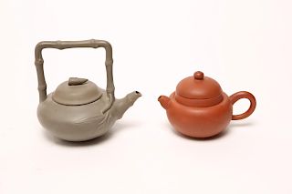 Chinese Yixing Ceramic Tea Pots, 2