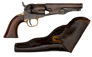 Colt Model 1862 Police Percussion Revolver W/Original Holster 