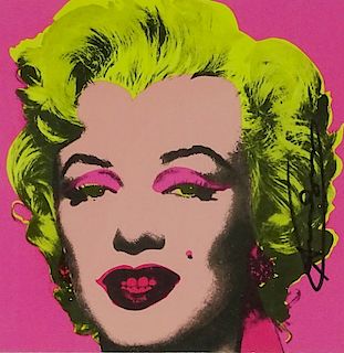 Andy Warhol (1928-1987) Marilyn Invitation