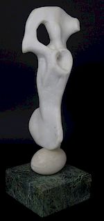 Modern Abstract Marble Free Form Sculpture