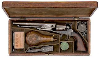 Cased Colt 1860 Army Fluted Cylinder 