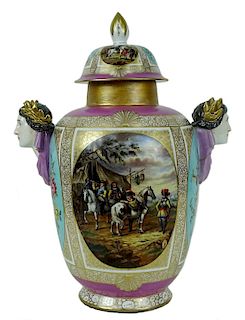 European 19th Century Old Paris Vase