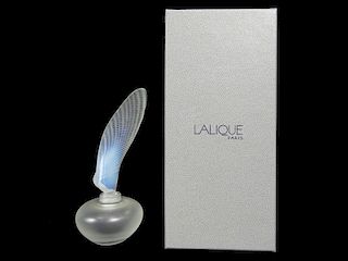 Lalique "Coquillage" Feather Perfume Bottle