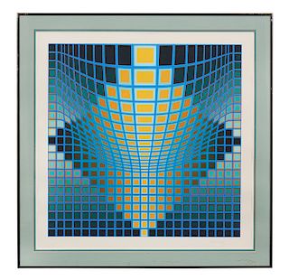 Lithograph, Victor Vasarely (1906-1997) 