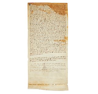 Legal Document on Vellum dated 1465 
